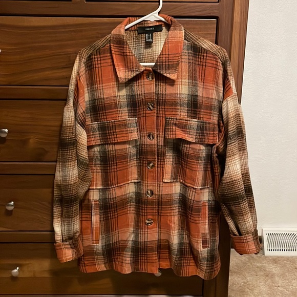Forever 21 Tops - FOREVER 21 Women’s Flannel Shacket